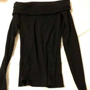 Off shoulder sweater